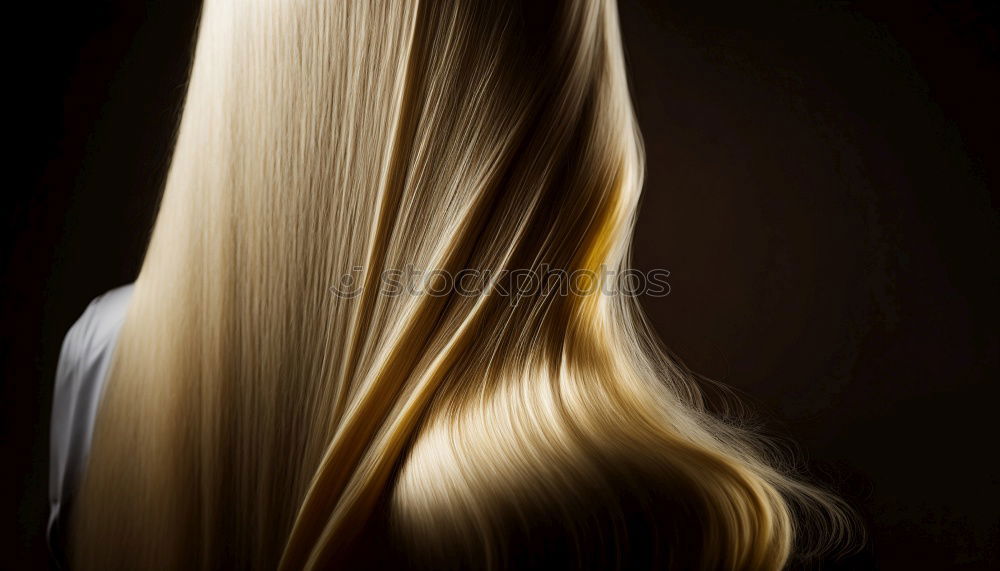 Image, Stock Photo angel curls Curl Blonde