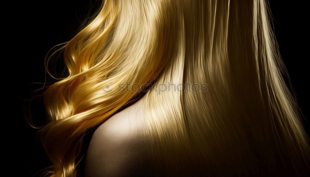 Similar – Image, Stock Photo angel curls Curl Blonde