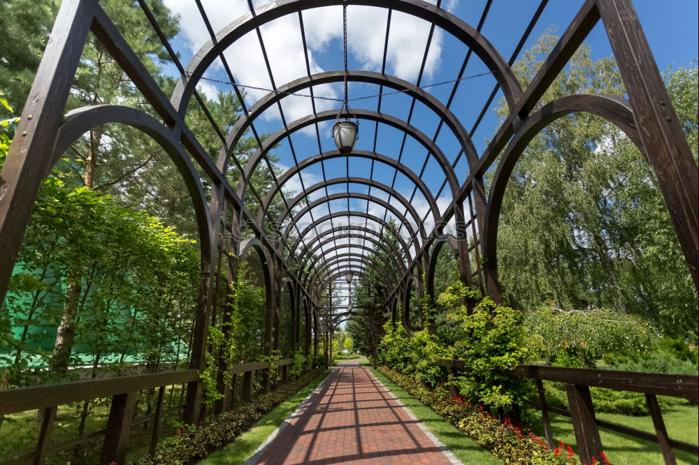 Similar – Gate to the garden