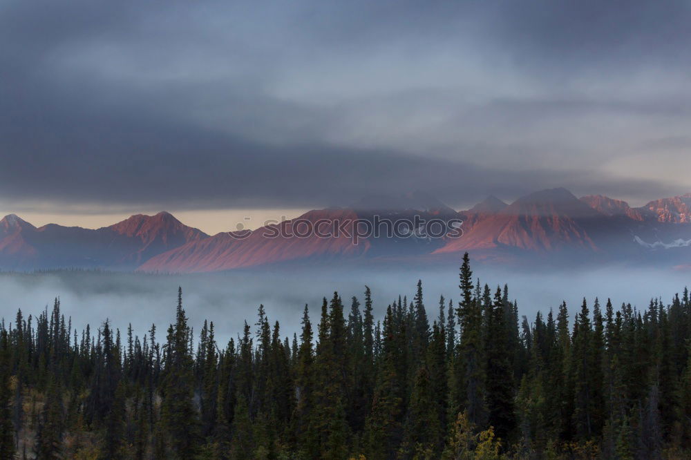 Similar – Sunrise in the Dolomites with view VI