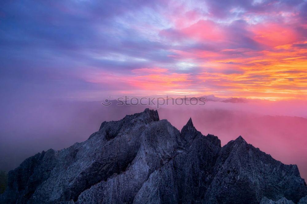 Similar – Image, Stock Photo Mood in the mountains