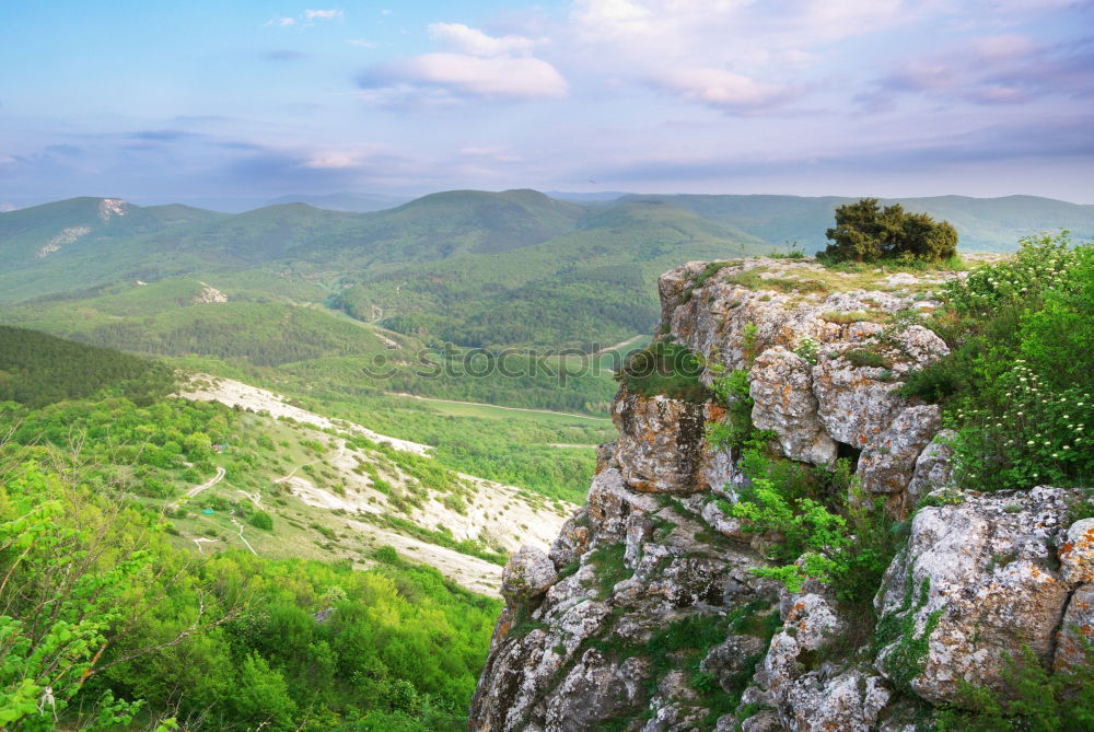 Similar – Landscape with rocks on famous Montserrat mountain