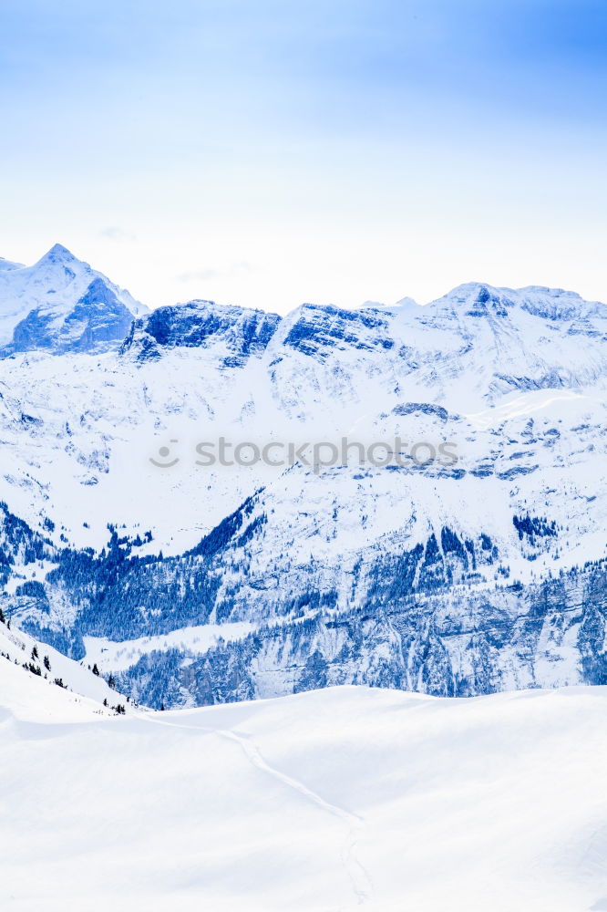 Image, Stock Photo Latsch to Aletsch