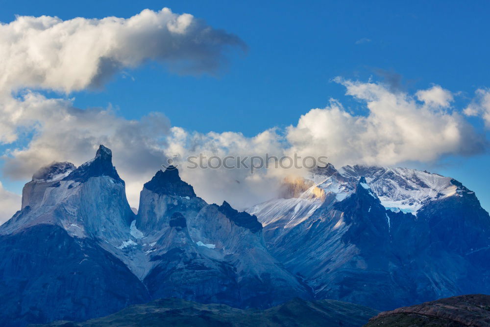 Image, Stock Photo The Peaks of Fitz Roy mountain, Argentina