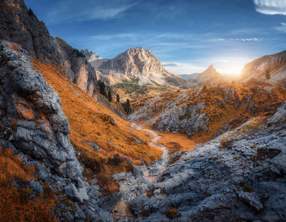 Similar – alpine panorama