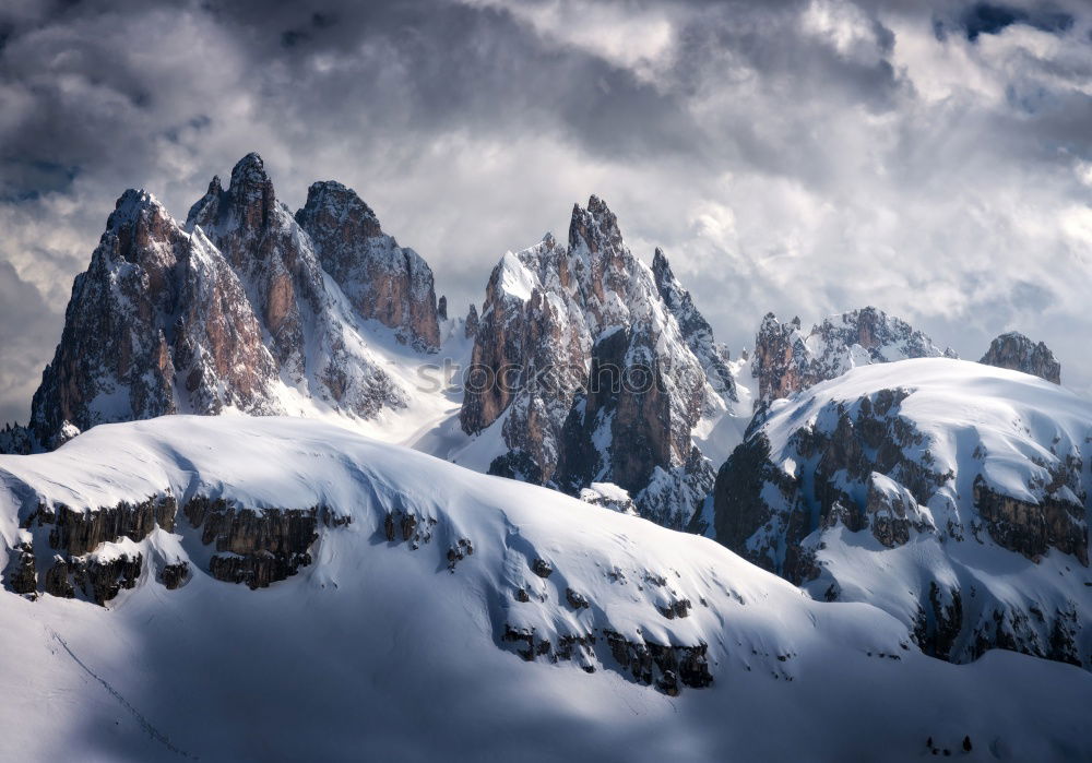 Image, Stock Photo wonderfull winter day on the Zugspitze