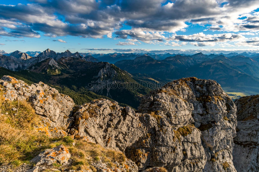 Similar – Image, Stock Photo summit, Lofoten, mountain range, destination