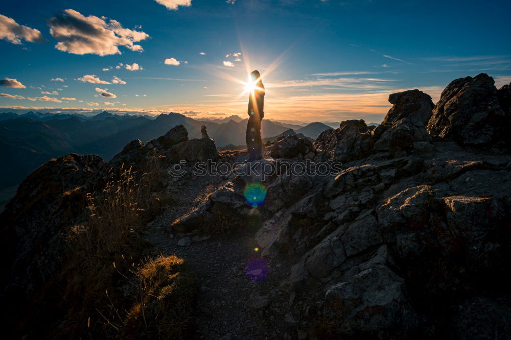 Similar – Image, Stock Photo cairn Environment Nature