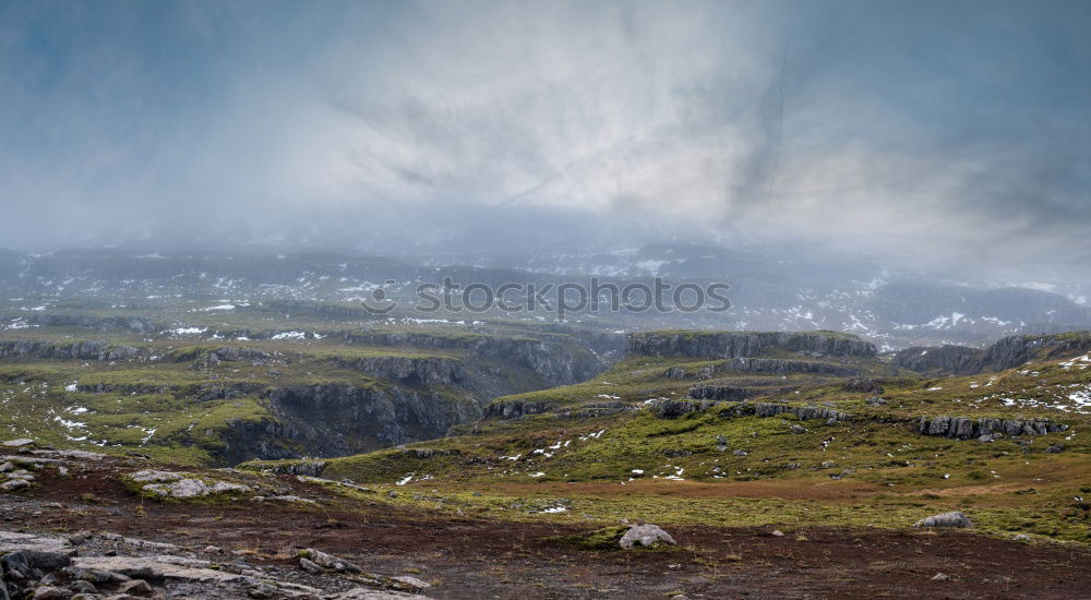 Similar – Hiking trail in Rondane National Park in Norway