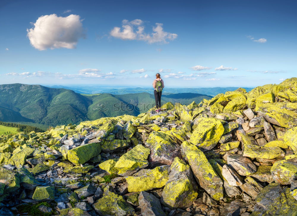 Similar – Image, Stock Photo fog stone Austria