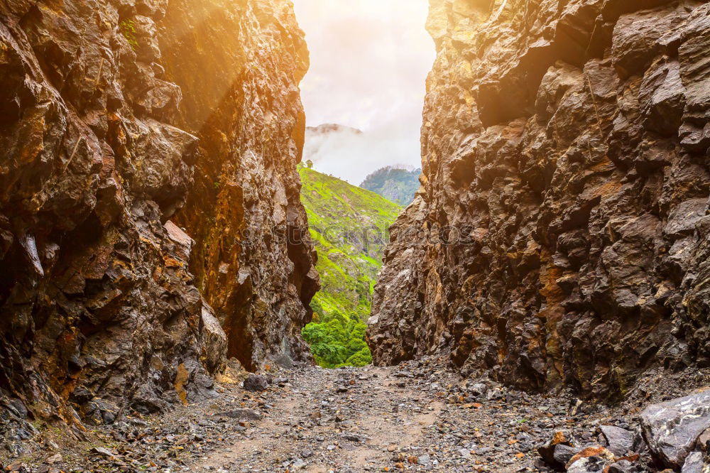 Image, Stock Photo Mediterranean Hiking Trail