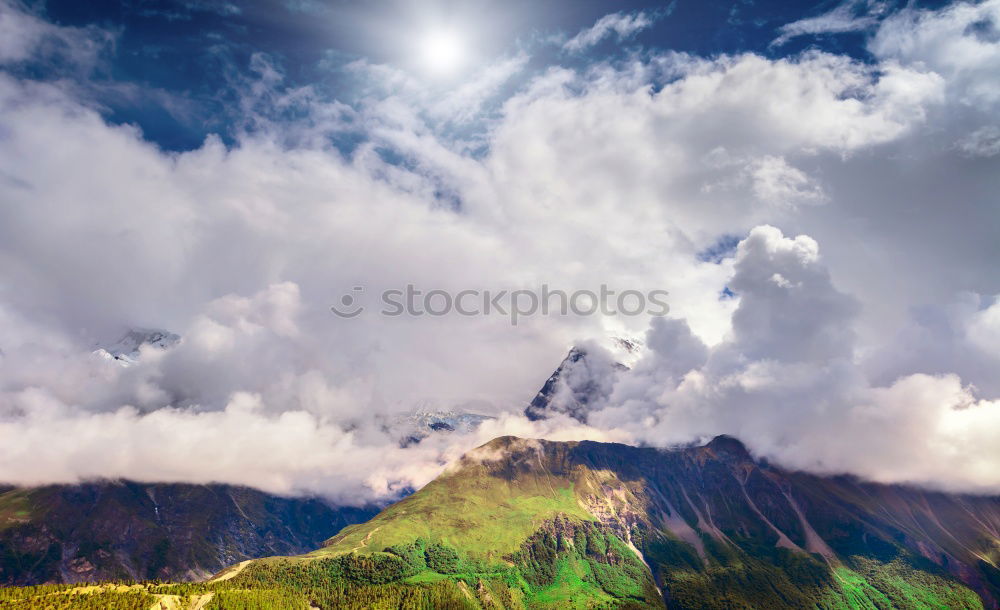 Similar – Image, Stock Photo mountains Relaxation