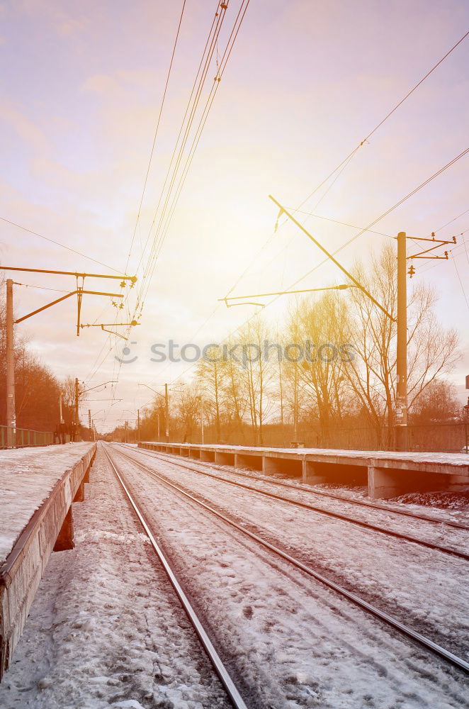 Similar – fernweh Bahnhof Eisenbahn