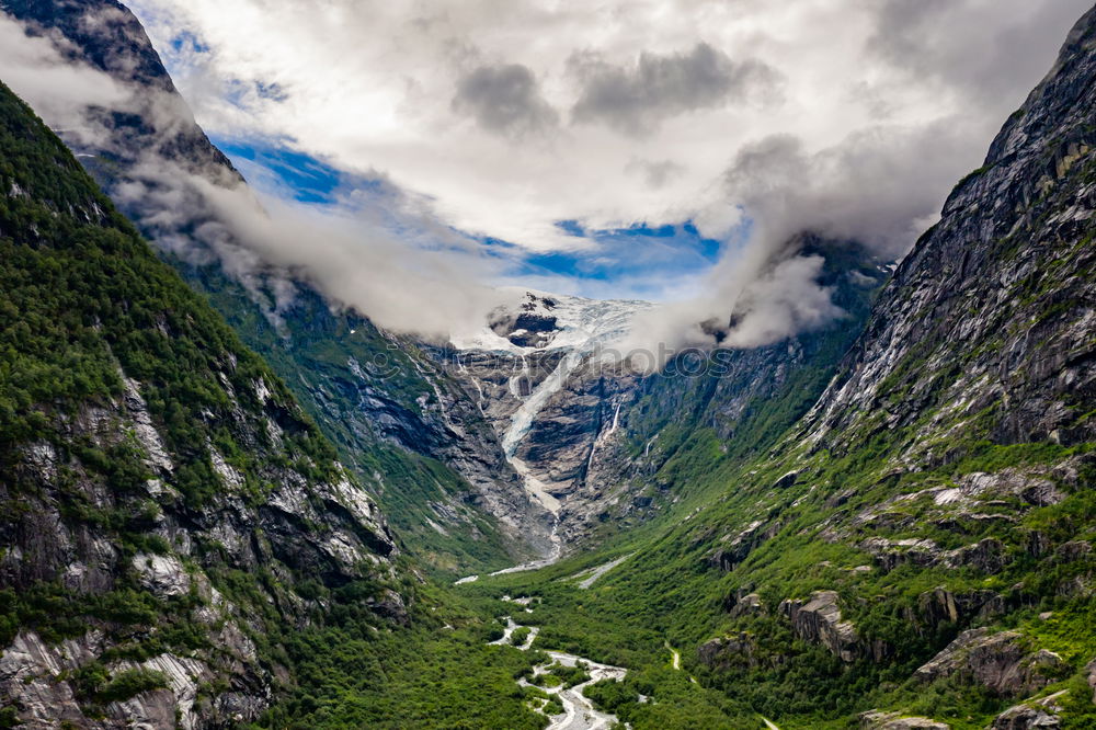 Similar – alpine panorama