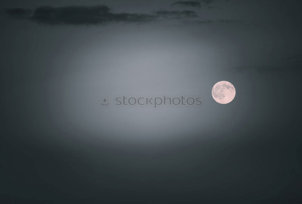 Similar – Image, Stock Photo luna Dark Night Full  moon