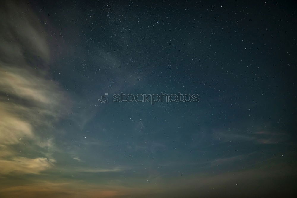 Similar – Panorama Borkum at night II