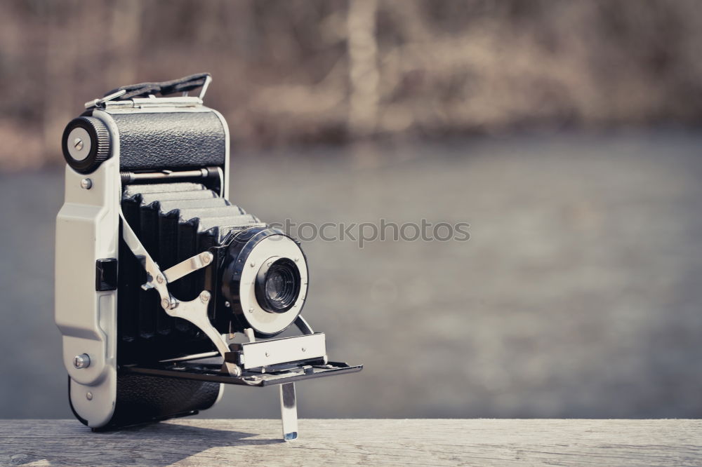 Similar – Landscape through the viewfinder of an old camera