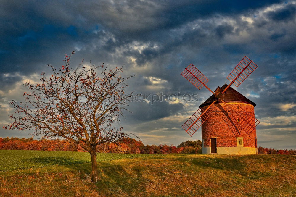 Similar – Image, Stock Photo X in the sky Windmill