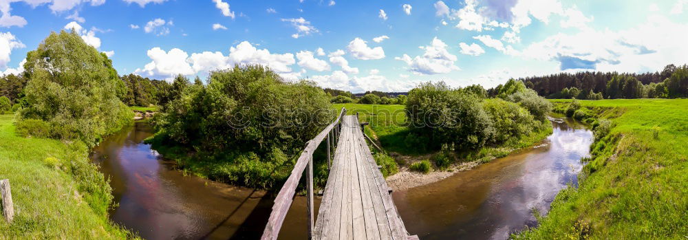 Similar – Image, Stock Photo bridge Deserted Bridge