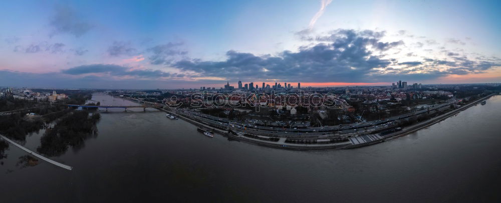 Similar – Image, Stock Photo Above the roofs of Hamburg