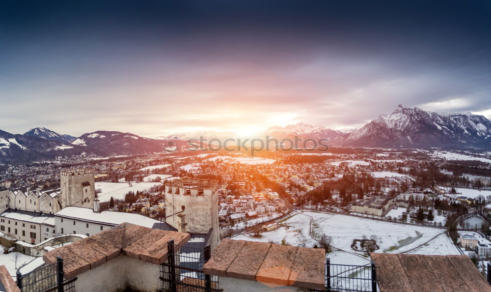 Similar – Winter Panorama City of Prizren, Kosovo