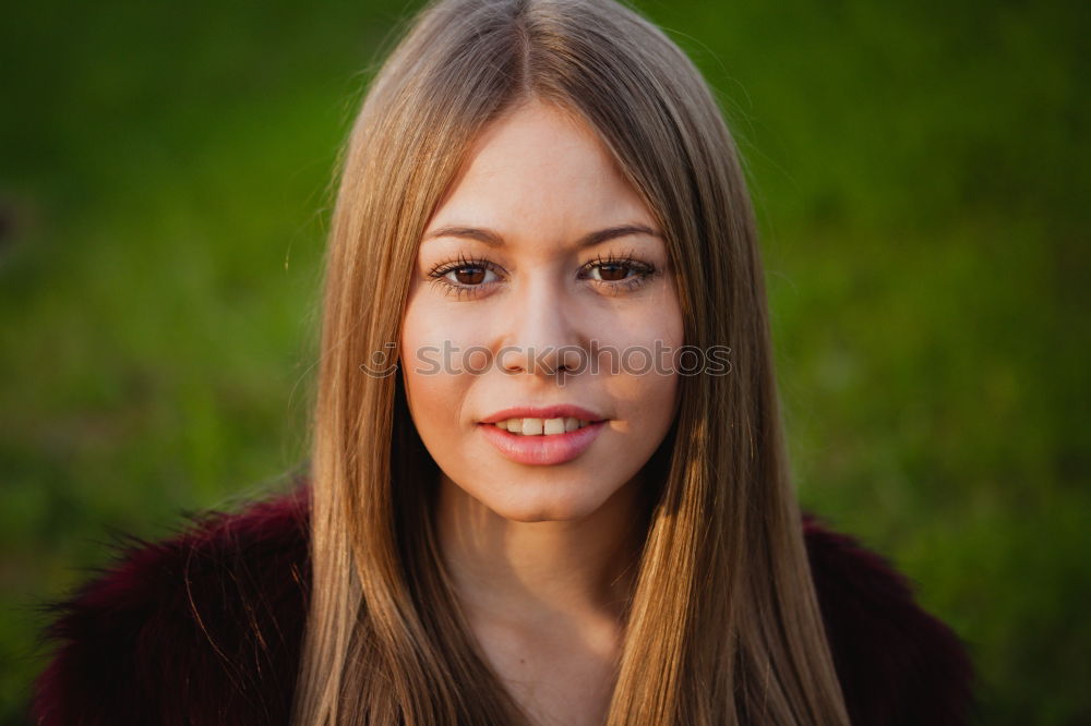 Similar – young woman in front of ivy house wall