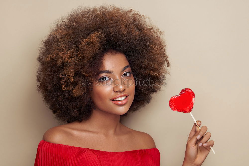 Similar – Image, Stock Photo portrait of a beautiful afro american woman