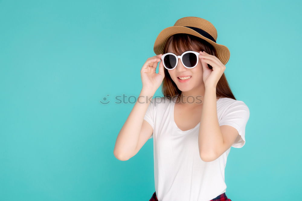 Similar – Image, Stock Photo Self portrait of beautiful young afro american woman.