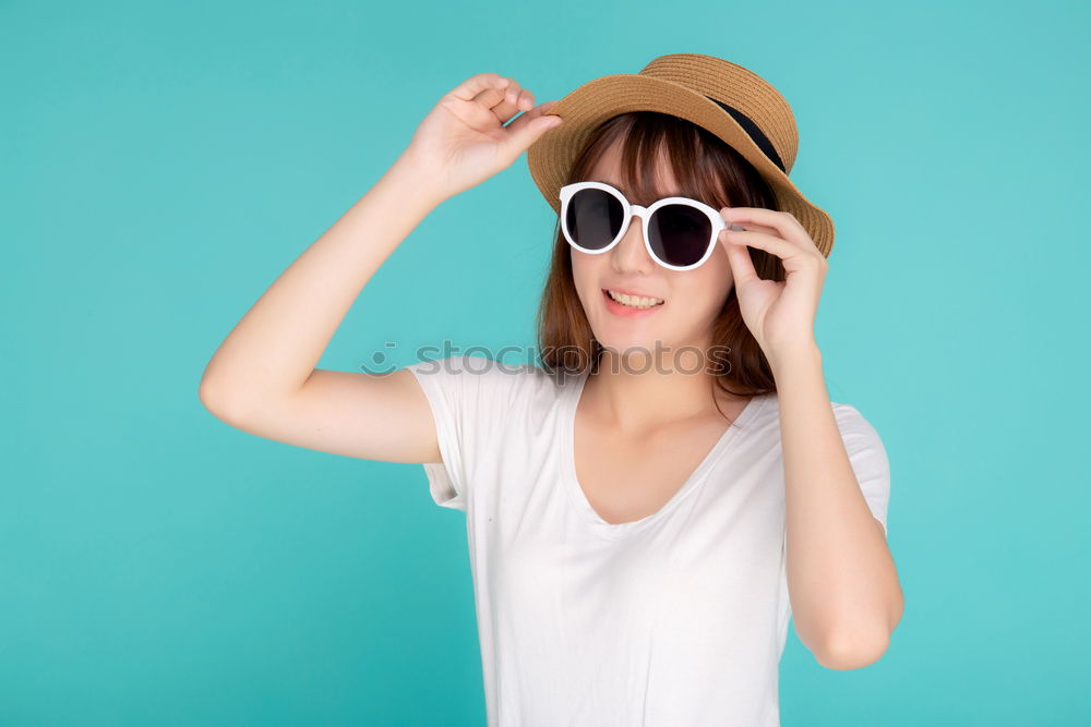 Similar – Image, Stock Photo Self portrait of beautiful young afro american woman.
