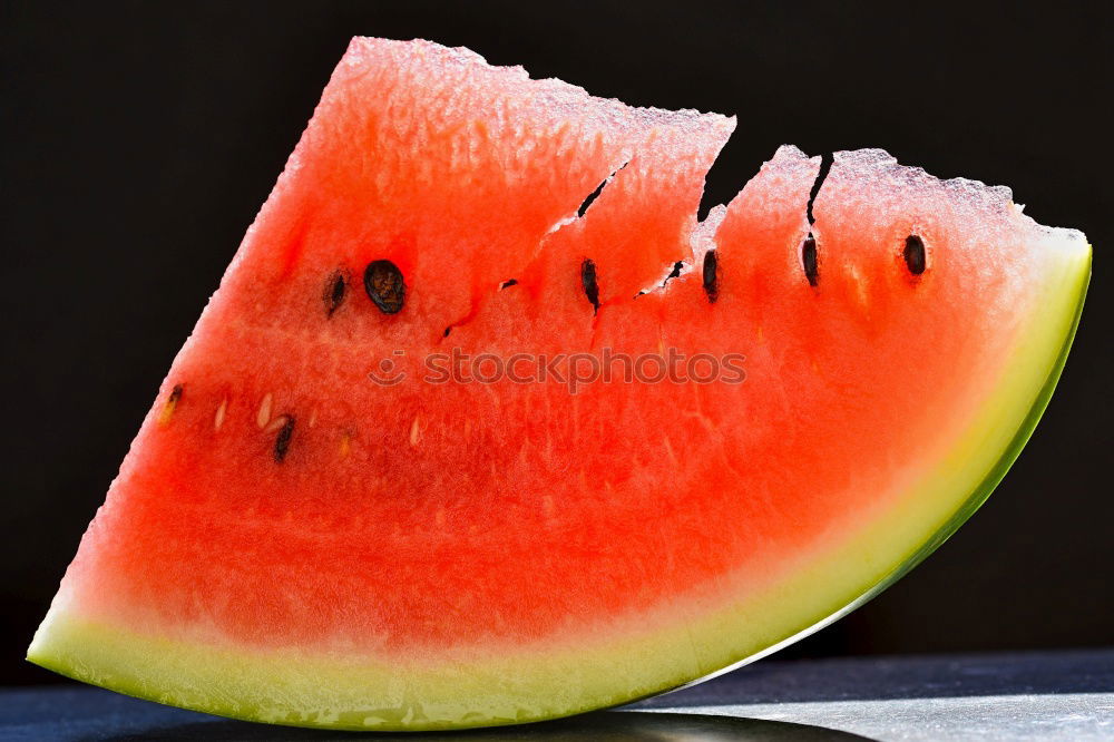 slice of ripe red watermelon