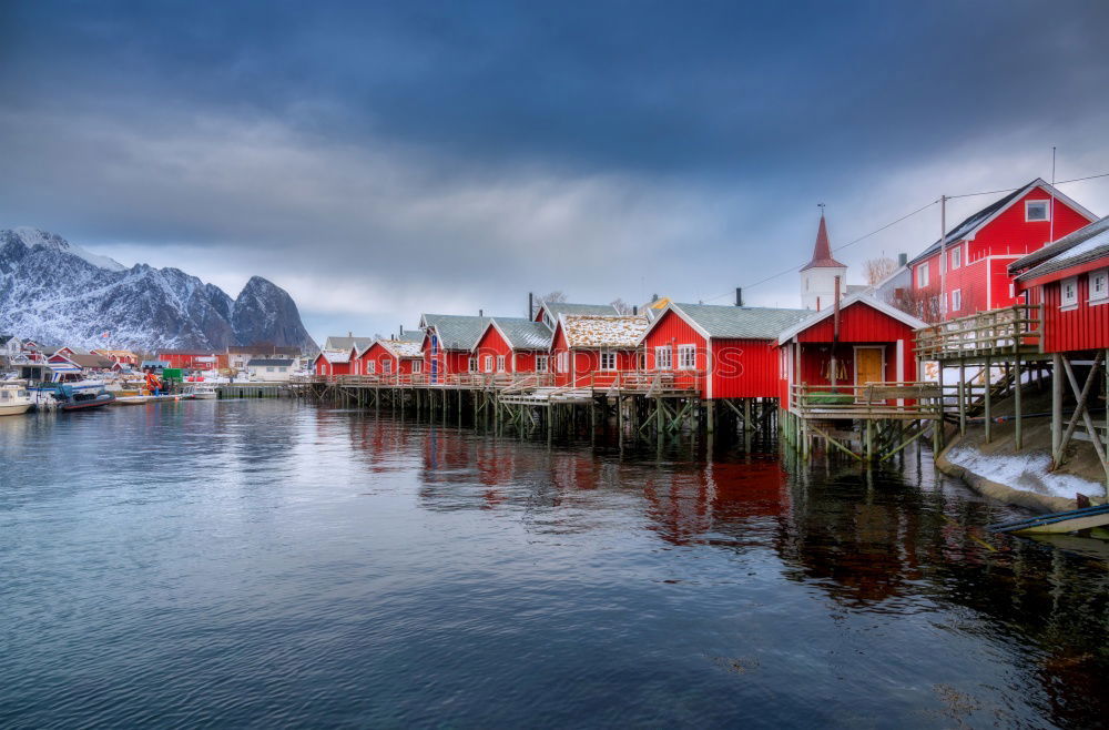 Similar – Image, Stock Photo Boats in Å Watercraft