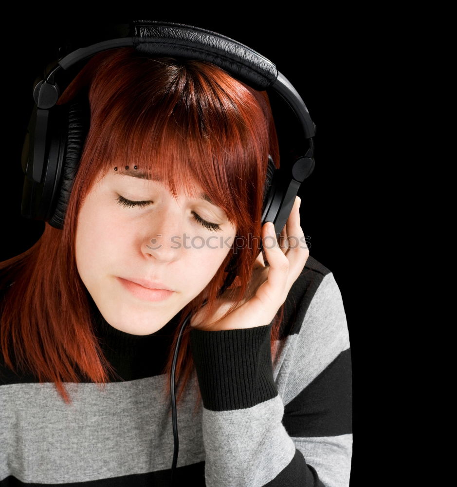 Similar – Image, Stock Photo Music Young woman