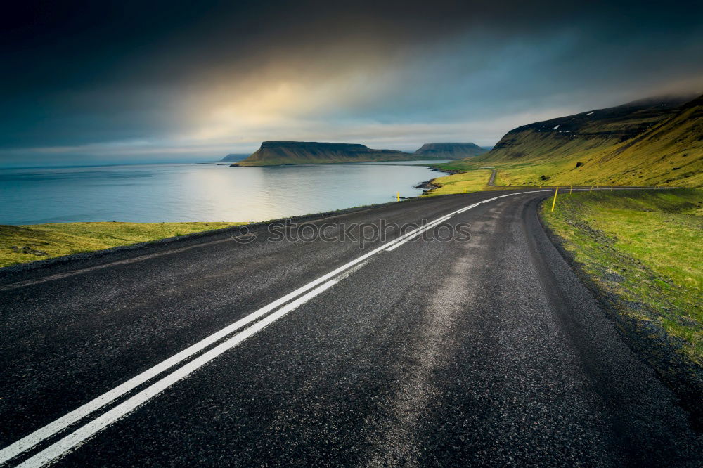 Similar – Image, Stock Photo Rain after the curve