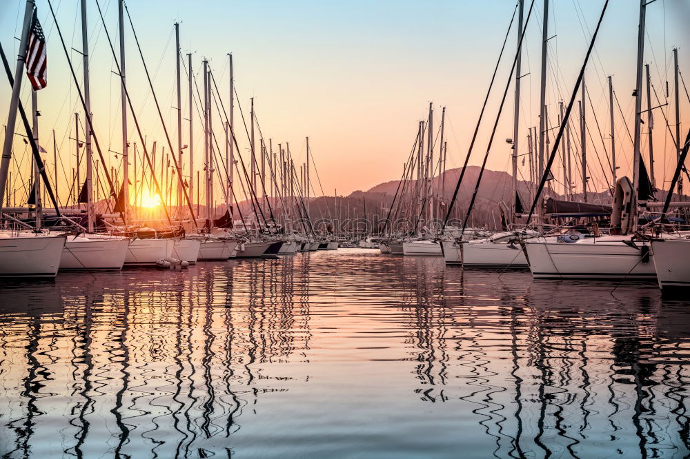 Similar – Image, Stock Photo Sundown in Bequia Water