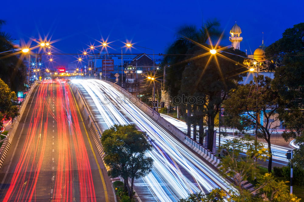 Similar – Image, Stock Photo Street in the evening