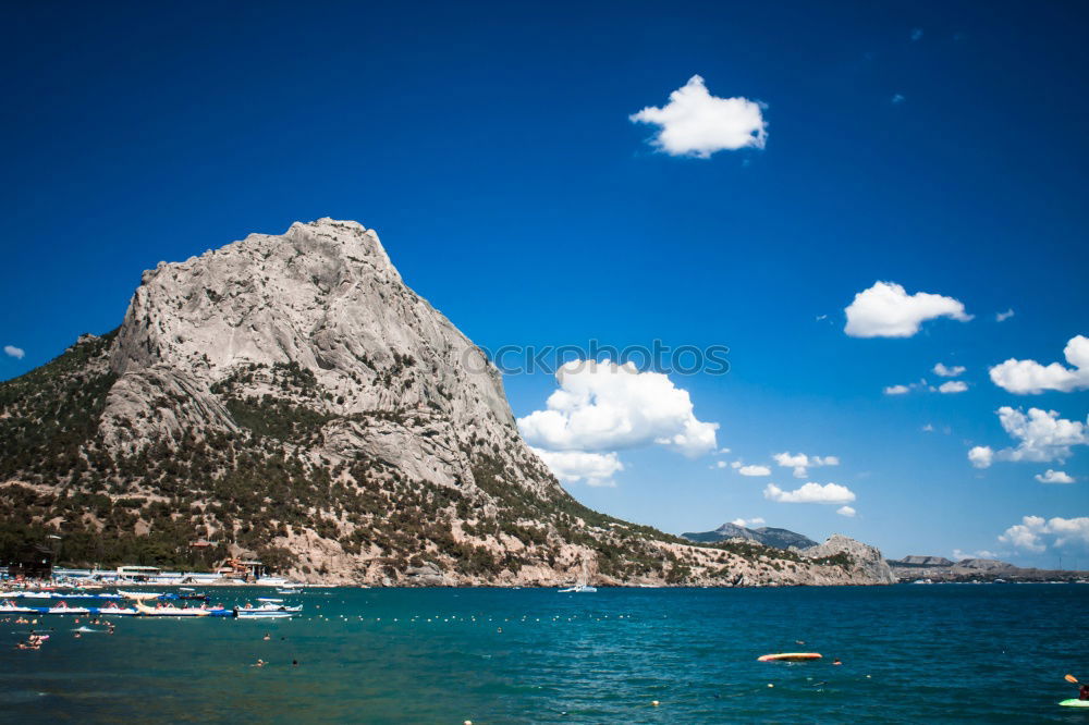 Similar – Image, Stock Photo Man in wetsuit swimming in ocean