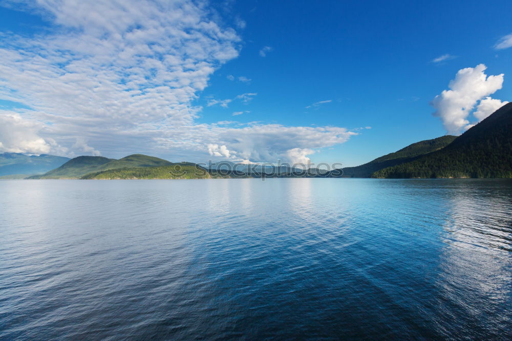 Similar – View of the Storfjord in Norway