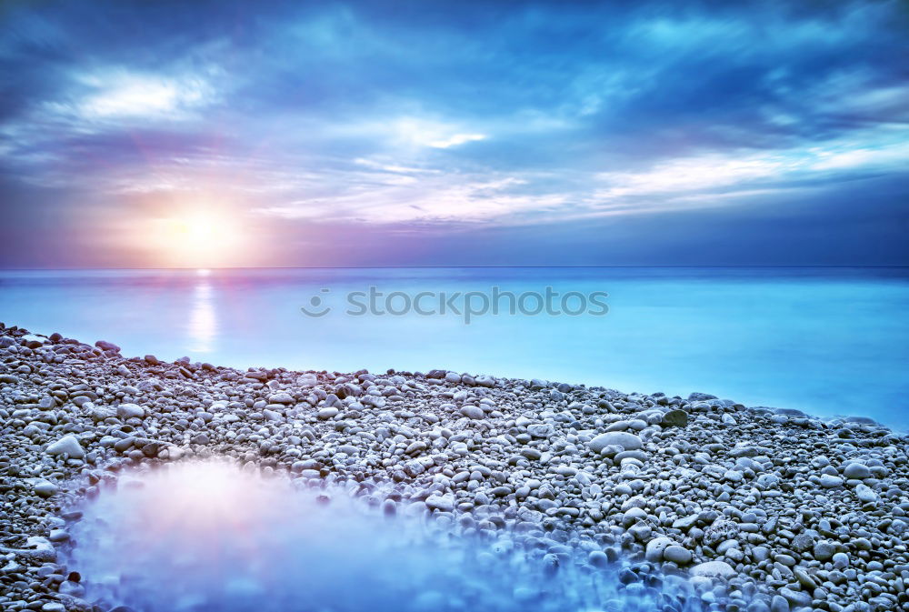 Similar – Image, Stock Photo Buhnen at the coast of the Baltic Sea