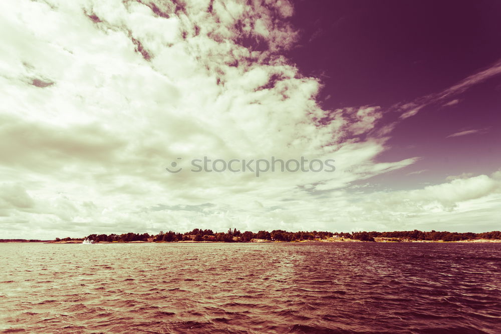 Similar – Reflected beach / beach reflection