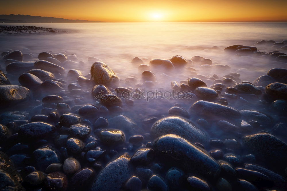 Similar – Sunset at the Baltic Sea coast