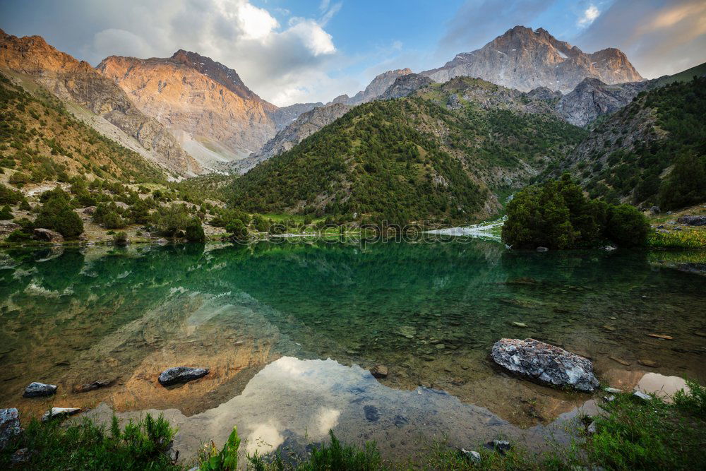 Similar – Image, Stock Photo Lac de Gaube