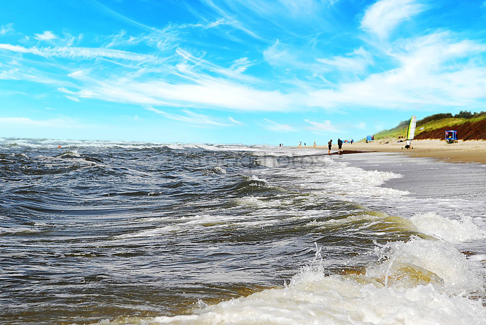 Image, Stock Photo Fishing boat in Ahlbeck on the island Usedom