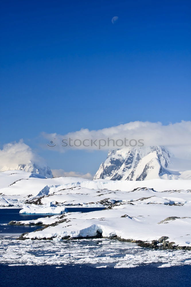 Similar – Mountain peak in snow