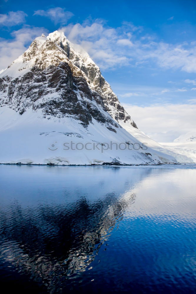 Matterhorn and mountain lake