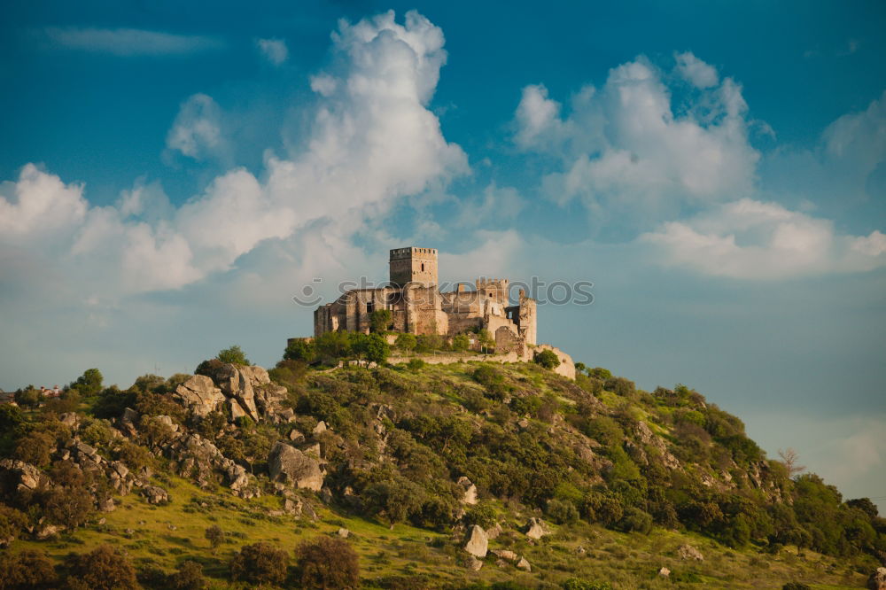 Image, Stock Photo castle Village