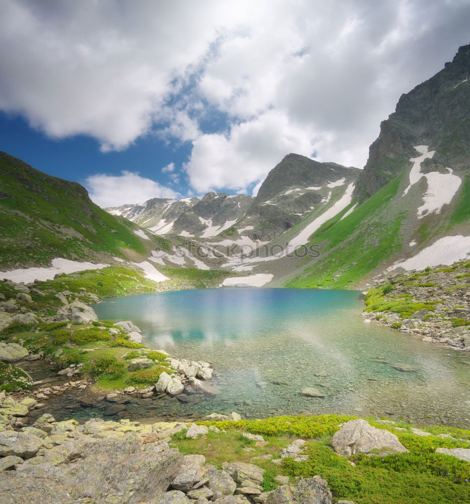 Similar – Image, Stock Photo Lake Formarin 2