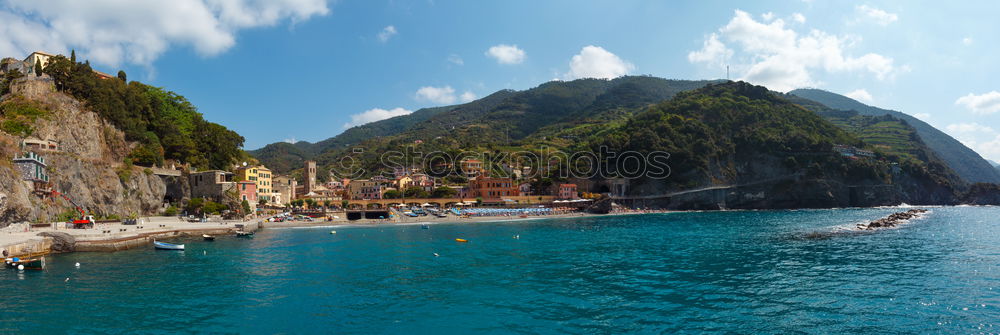 Similar – Port de Sóller Stadt