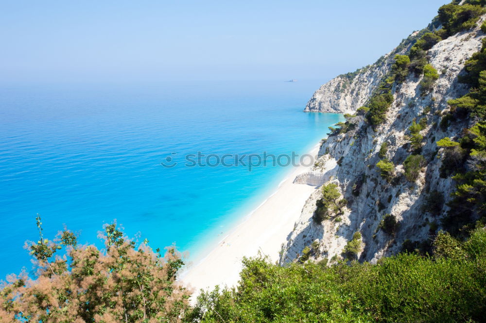 Similar – Image, Stock Photo Beach of Myrtos, Kefalonia