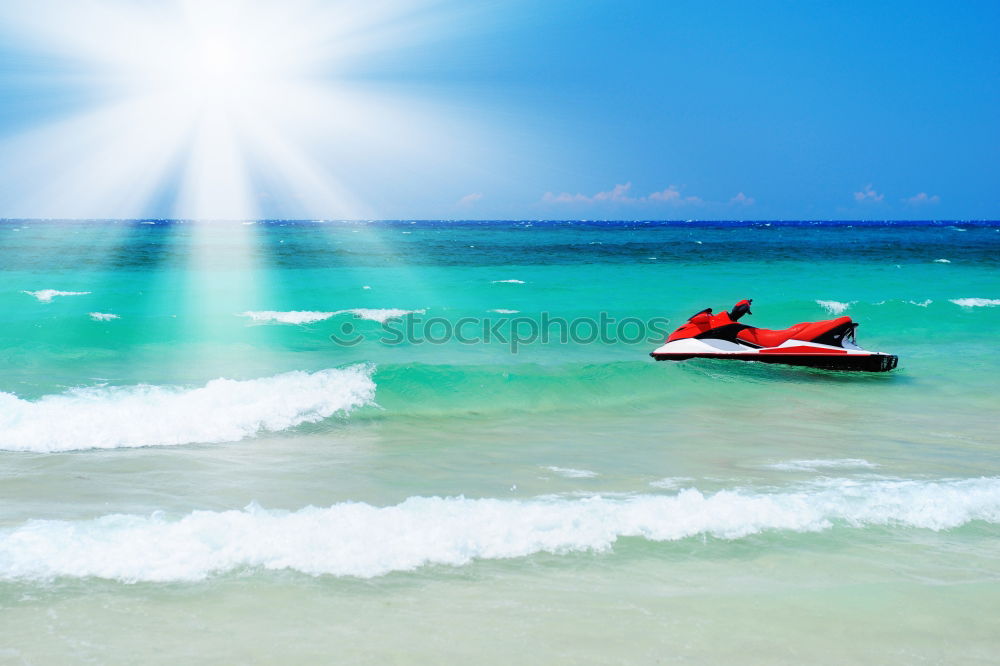 Similar – Image, Stock Photo Couple posing in ocean water