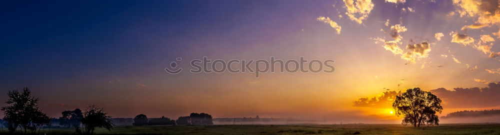 Image, Stock Photo Sunset in Heeg #2 Clouds